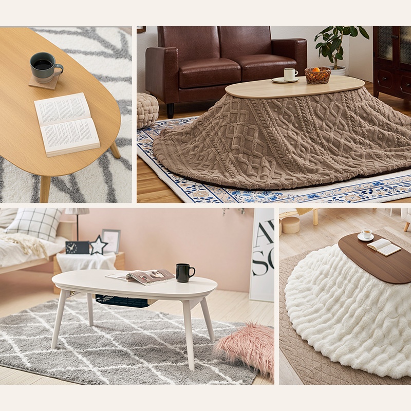 HAGiHARA（萩原） こたつテーブル 90×50cm カジュアル 一人用 【コタツ