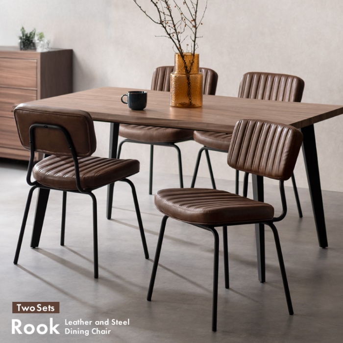 ダイニングチェア Rook ルーク 2脚セット ヴィンテージ カフェチェア デスクチェア カフェ 椅子 おしゃれ CH-Y780 ダークネイビー_13