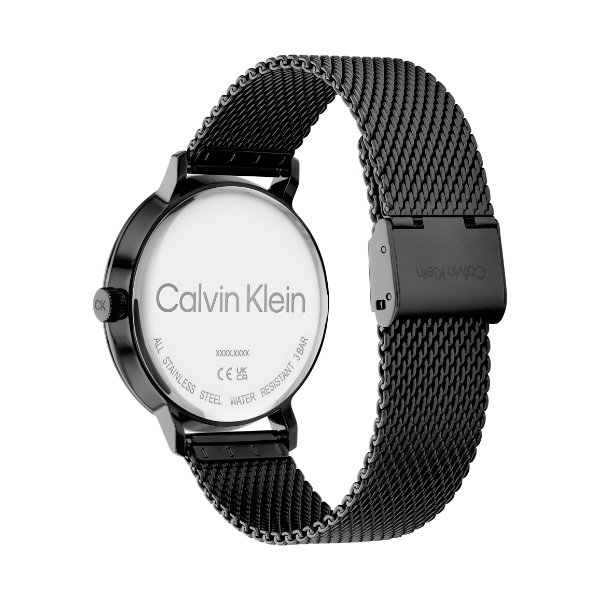 【正規品】カルバンクライン Calvin Klein 25200046 腕時計 ブラックサンレイダイヤル モダン メッシュブレスレット メンズ｜gion｜03