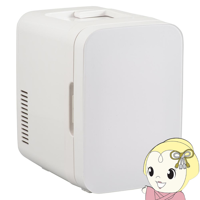 オーム電機 電子式保冷保温ボックス 5リットル COK-R056-W ホワイト ペルチェ式 AC100V、DC12V対応 オールシーズン使用可能