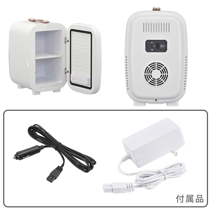 オーム電機 電子式保冷保温ボックス 5リットル COK-R056M-H グレー ペルチェ式 AC100V、DC12V対応 オールシーズン使用可能の画像