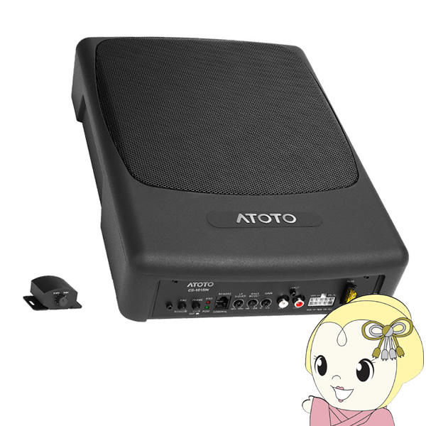 [予約]10インチ薄型アンプ付きサブウーファー ATOTO CS 101SW :CS 101SW:ぎおん