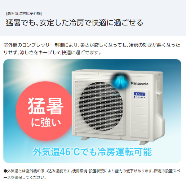 今月限定／特別大特価 Panasonic CS-281DFR-W WHITE エアコン