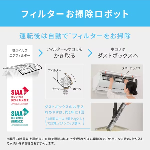 エオリア エアコン パナソニック CS-GX566D2-W ルームエアコン Eolia