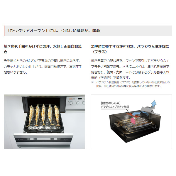 【京都市内限定/標準入替工事込み 商品+標準工事】IHクッキングヒーター 三菱 ビルトイン プレミアムシルバー CS-T321VWSR｜gion｜08