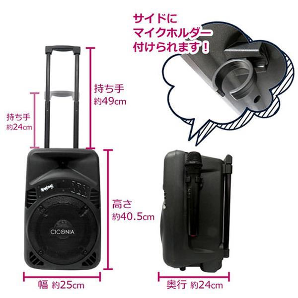 CICONIA（チコニア） トロリースピーカー CTX08BS ワイヤレスマイク 2