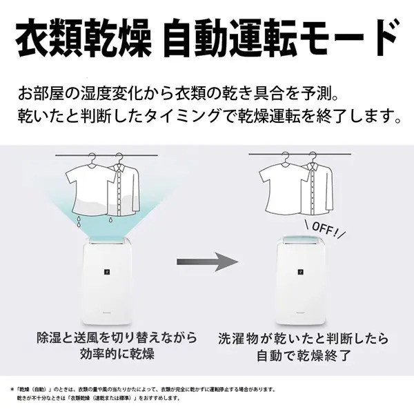 SHARP（シャープ） 衣類乾燥除湿機 プラズマクラスター7000搭載