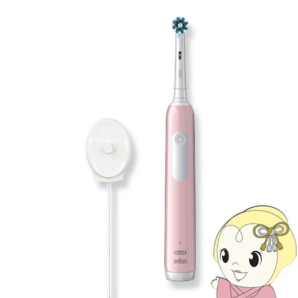 電動歯ブラシ BRAUN ブラウン Oral-B オーラルB PRO1 ライトローズ D3055133LR｜gion