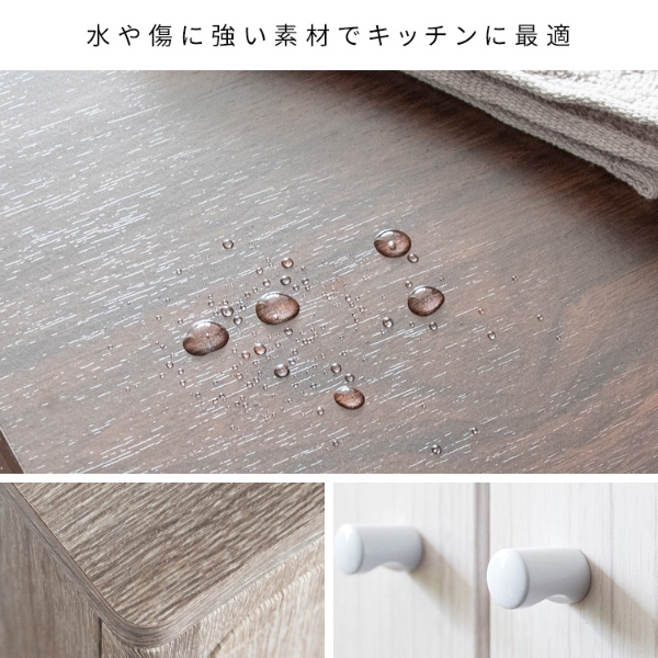 ゴミ箱 45L×2 プッシュ式 木製 ダブルダストボックス 宮武製作所 Empro エンプロー DB-802R-DWH 大理石ホワイト 分別に便利な二連式 | 宮武製作所 | 10