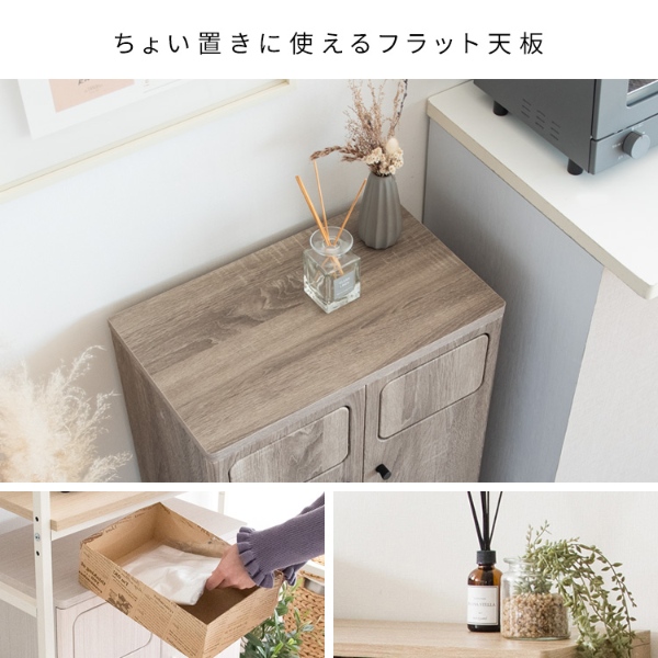 ゴミ箱 45L×2 プッシュ式 木製 ダブルダストボックス 宮武製作所 Empro エンプロー DB-802R-DWH 大理石ホワイト 分別に便利な二連式 | 宮武製作所 | 08