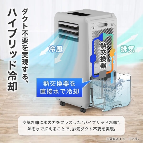 MAXZEN（マクスゼン） 【メーカー直送】 スポットエアコン グレー DL