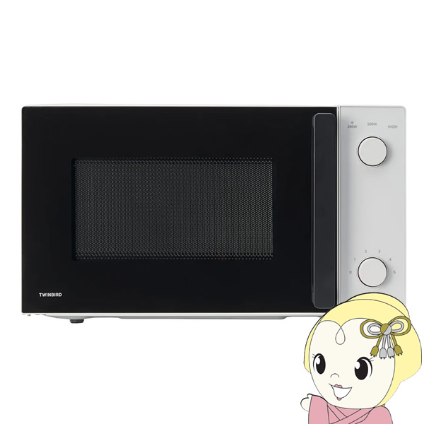 �d�q�����W TWINBIRD �c�C���o�[�h 17L �z���C�g �^�[���e�[�u���d�q�����W DR-D254W