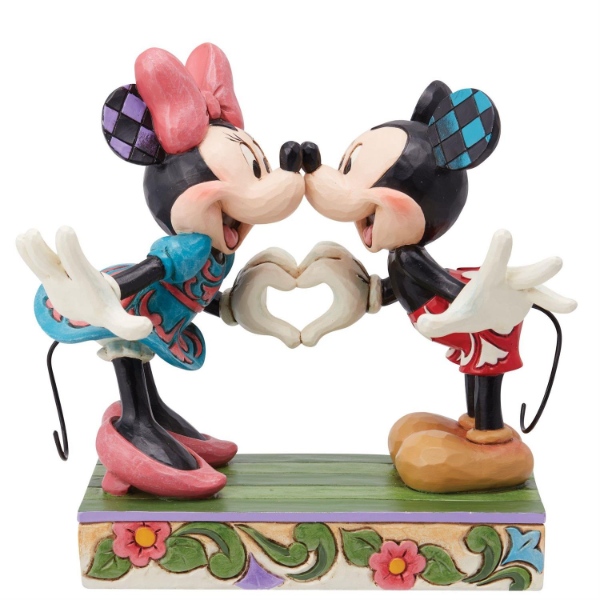 ミッキー＆ミニー ハートハンド enesco エネスコ Disney Traditions ディズニー・トラディション フィギュア 6014335｜gion｜02