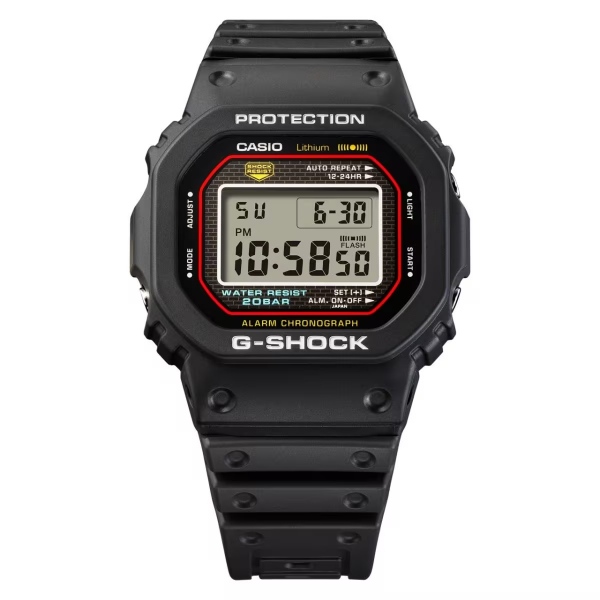 G-SHOCK DW-5000R-1AJF 復刻モデル 美品 電池OK G-SHOCK 初代 復刻モデル DW-5000R-1AJF メンズ 電池式 デジタル