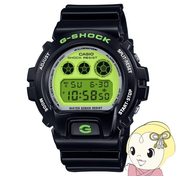 ӻ CASIO G-SHOCK ORIGIN Crazy Colors DW-6900RCS-1JF ֥å饤॰꡼  Gå 쥤顼 LEDХå饤