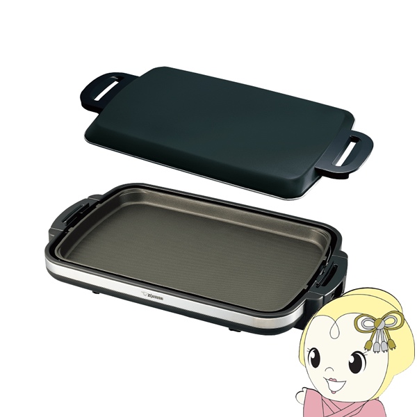 ★7月購入★象印 やきやきホットプレート EA-DF10-BA 象印（ZOJIRUSHI） ホットプレート やきやき ブラック 約48cm 横長