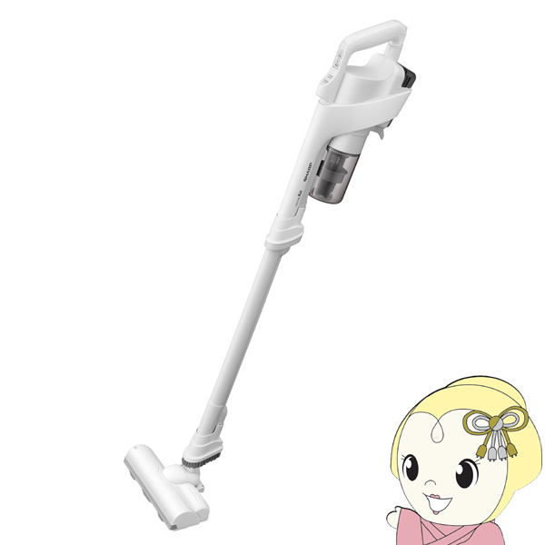 �|���@ SHARP �V���[�v �T�C�N�������X�e�B�b�N�N���[�i�[ �z���C�g RACTIVE Air EC-AR11-W