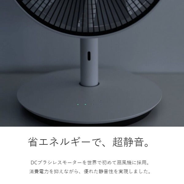 リビング用DCモーター扇風機バルミューダ BALMUDA The GreenFan ザ・グリーンファン ホワイト×ブラック EGF-1800-WK 静音