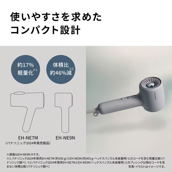 Panasonic（パナソニック） ヘアードライヤー イオニティ 温風リズム