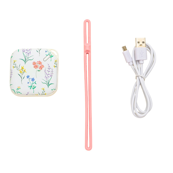 充電式カイロ e-Kairo Carre イーカイロ カレ 25 フラワー EK-CR25-FW