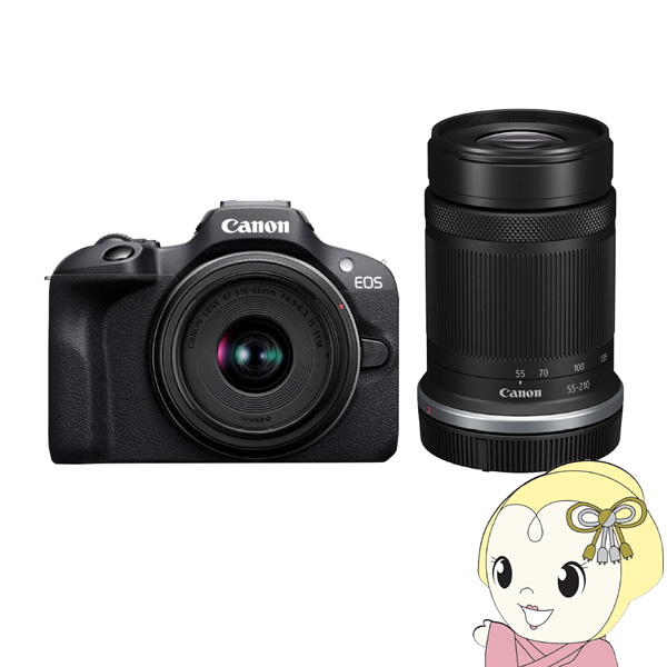 ミラーレス一眼カメラ Canon キヤノン EOS R100 ダブルズームキット EOSR100-WZK | EOS