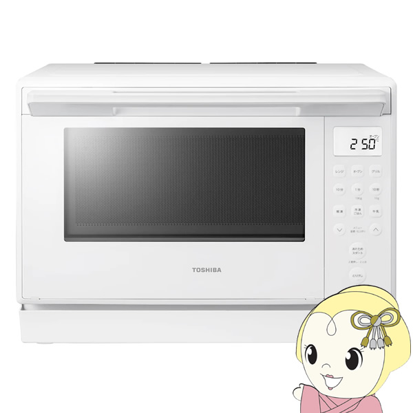 �ȈՃX�`�[���I�[�u�������W ���� TOSHIBA 23L �z���C�g �p�M���X�`�[���I�[�u�������W �Ηq�I�[�u�� ER-60B-W