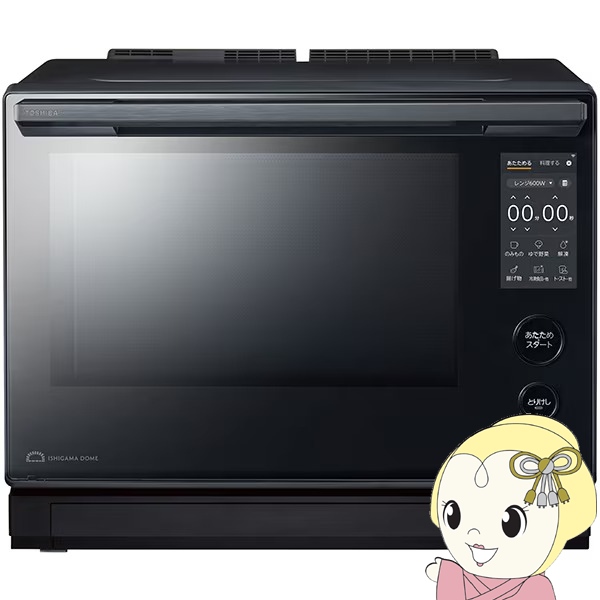 �ߔM�����C�I�[�u�������W ���� TOSHIBA �Ηq�h�[�� 30L �X�}�[�g�t�H���A�g �A�v���Ή� �u���b�NER-D7000C-K