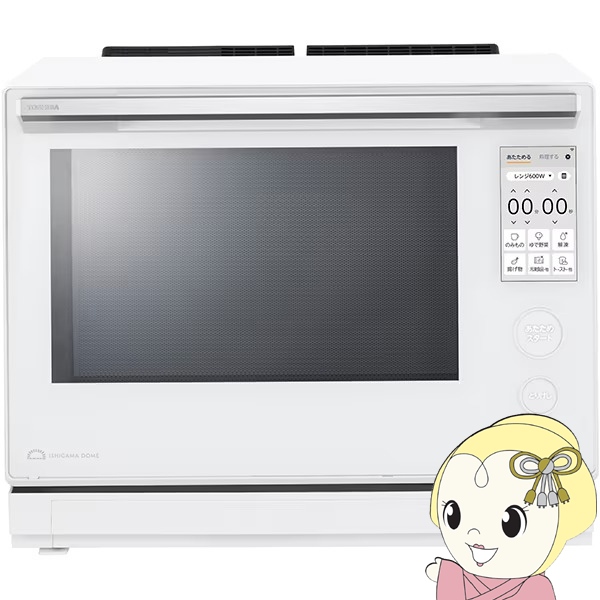 �ߔM�����C�I�[�u�������W ���� TOSHIBA �Ηq�h�[�� 30L �X�}�[�g�t�H���A�g �A�v���Ή� �z���C�g ER-D7000C-W