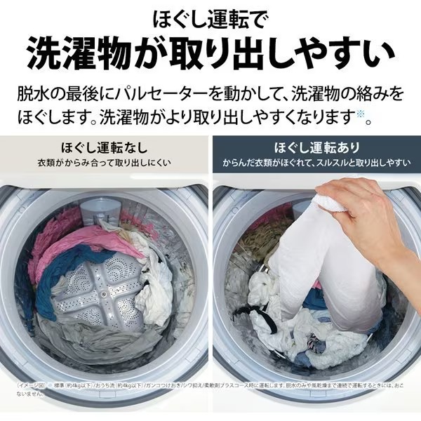 SHARP（シャープ） 全自動洗濯機 洗濯7kg 穴なし槽シリーズ ホワイト系
