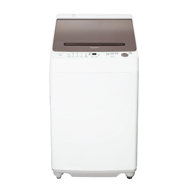 洗濯機 SHARP シャープ 縦型 全自動洗濯機 穴なし槽シリーズ 9kg ライトブラウン ES-GV9H-T｜gion｜10