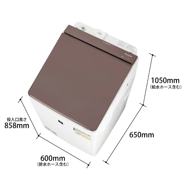 SHARP（シャープ） 洗濯機 洗濯乾燥機 設置込 洗濯11kg 乾燥6kg 縦型