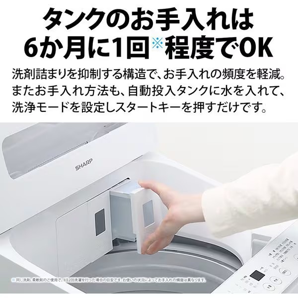 シャープ 洗濯機 8kg（洗濯槽：縦型）の商品一覧 通販 - Yahoo