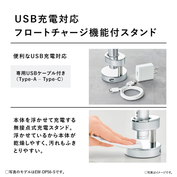 パナソニック 音波振動ハブラシ ドルツ EW-DP56-A ブルー 電動歯ブラシ