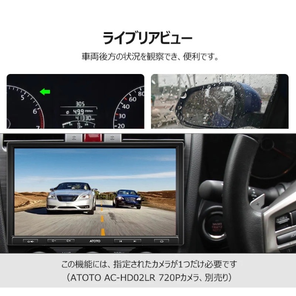ATOTO カーナビ F7G110XE-A 10インチ フローディング型 カー 