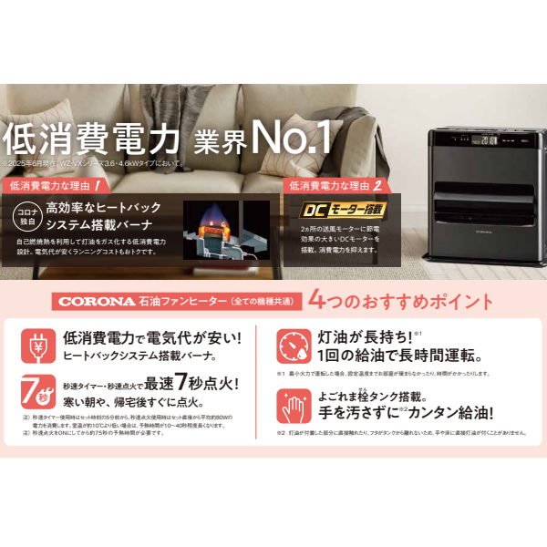 CORONA（コロナ） 石油ファンヒーター FH-CWZ57BYG-KG WZシリーズ