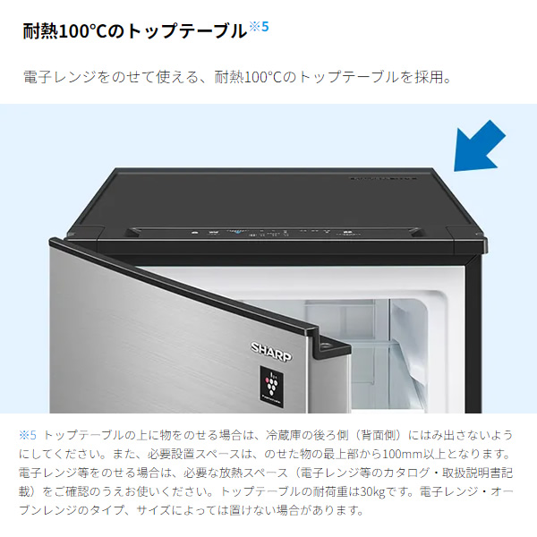 【京都市内標準設置無料】 冷蔵庫 SHARP シャープ 72L つけかえどっちもドア メタリックグレー フリーザー FJ-HM7K-H｜gion｜08