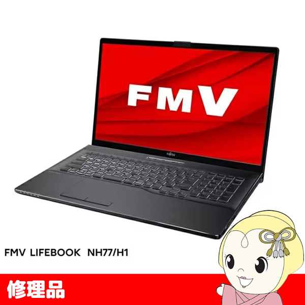 �y�C���i�z�m�[�g�p�\�R�� �x�m�� FMV N77H1B FMV NH�V���[�Y/17.3�^���C�h/Ryzen7 7730U/������ 8GB/SSD 512GB/DVD�h���C�u/�u���C�g�u���b�N