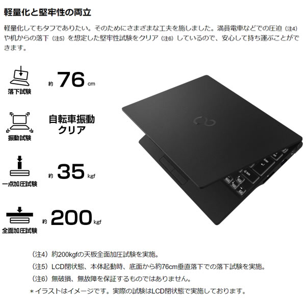 予約]富士通 13.3型ノートパソコン FMV LIFEBOOK UH90/G2 ピクト 