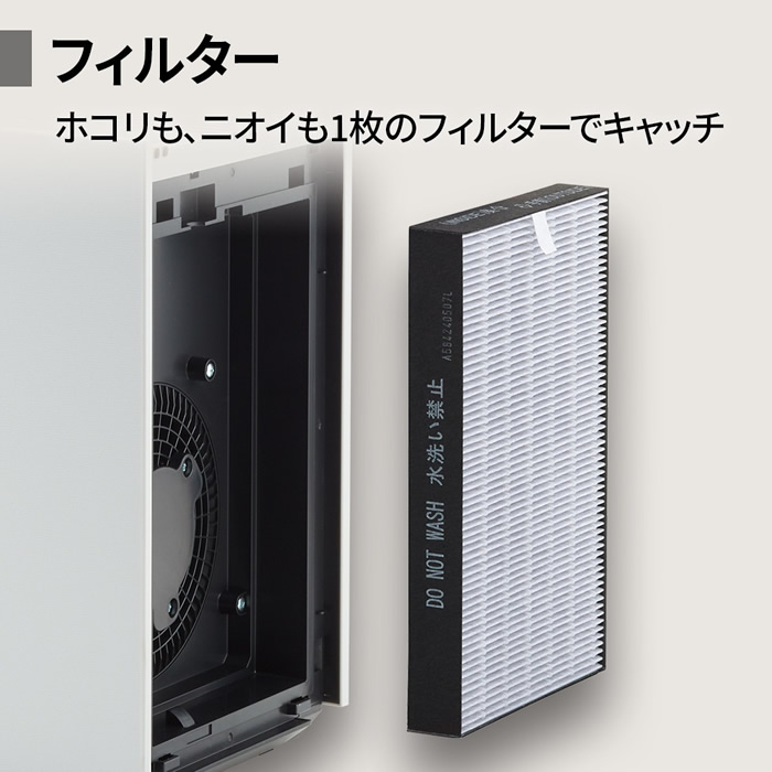 プラズマクラスター 空気清浄機 SHARP シャープ ホワイト系 高濃度