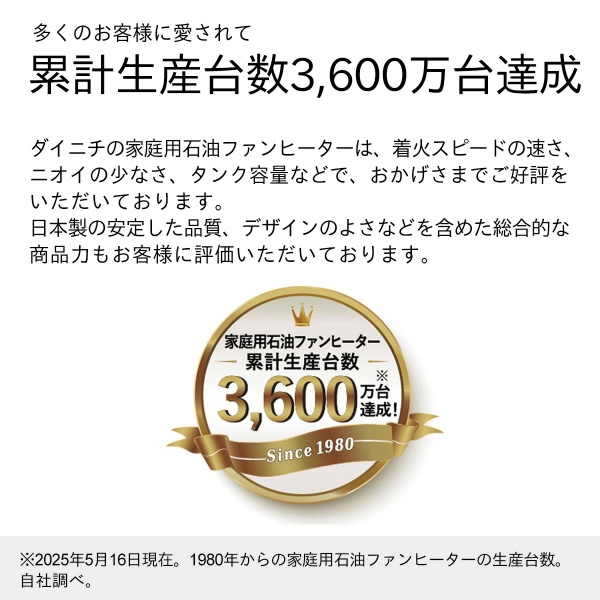 Dainichi FW-25S6 石油ファンヒーター　タンク3.5ℓ 7畳 ダイニチ（Dainichi） 石油ファンヒーター 3.5L Sタイプ 木造7畳