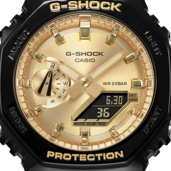 腕時計 ジーショック G-SHOCK 国内正規品  GA-2100GB-1AJF メンズ ブラック×ゴールド カシオ CASIO｜gion｜03