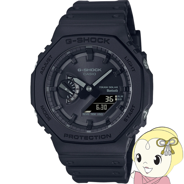 G-SHOCK GA-B2100-1A1JF 腕時計 CASIO カシオ タフソーラー モバイルリンク メンズ オールブラック 国内正規品 国内モデル｜gion