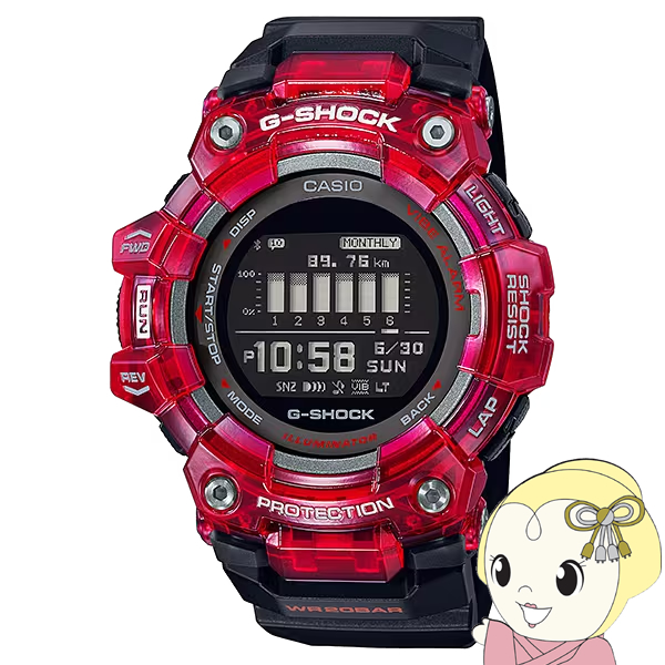 腕時計 カシオ CASIO G-SHOCK ジーショック G-SQUAD ジースクワッド メンズ 海外モデル 並行輸入品 デジタル GBD-100SM-4A1