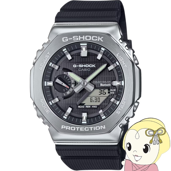 Yahoo! Yahoo!ショッピング(ヤフー ショッピング)腕時計 G-SHOCK 【国内正規品】 メタルカバード Bluetooth搭載 タフソーラー GBM-2100-1AJF メンズ ブラック CASIO ジーショック Gショック