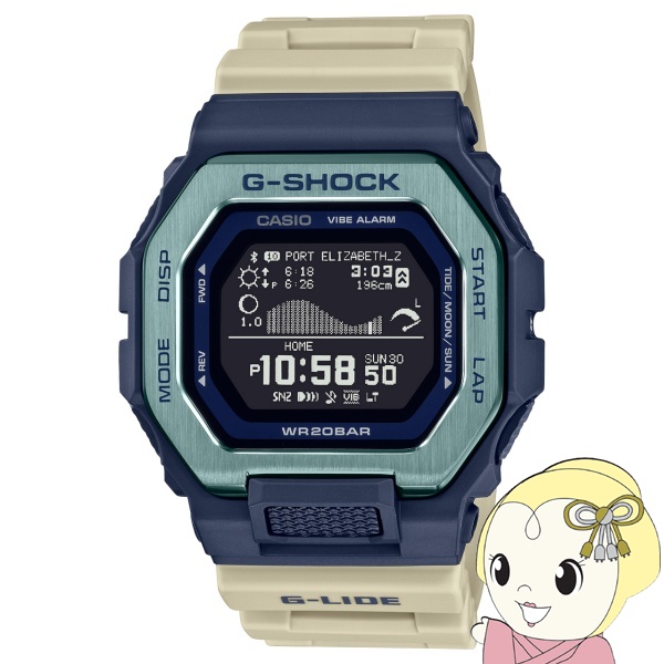 腕時計 ジーショック G-SHOCK 国内正規品 G-LIDE Bluetooth搭載 GBX-100TT-2JF メンズ サンドベージュ カシオ CASIO
