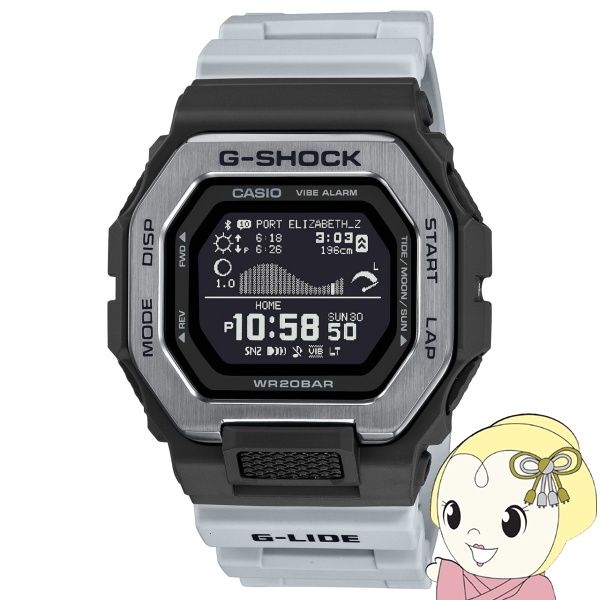 腕時計 ジーショック G-SHOCK 国内正規品 G-LIDE Bluetooth搭載 GBX-100TT-8JF メンズ グレー カシオ CASIO