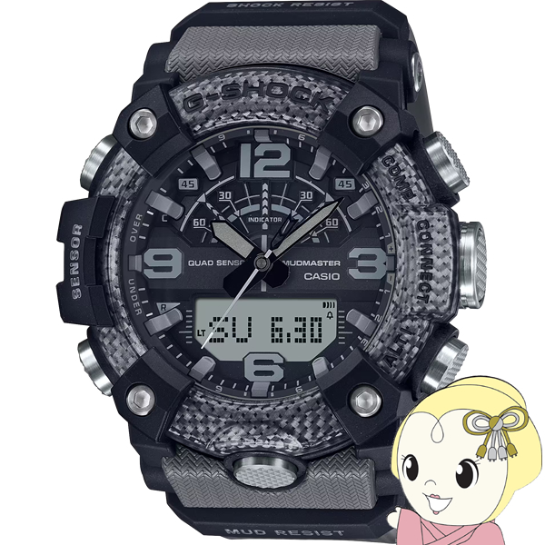 腕時計 カシオ CASIO ジーショック G-SHOCK アナログ デジタル アナデジ GG-B100-8A メンズ ブラック MUDMASTER 並行輸入品
