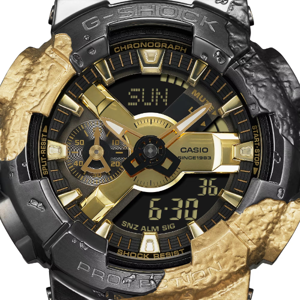 G-SHOCK CASIO カシオ Gショック 40th Anniversary Adventurer's Srone カルサイト メンズ腕時計 GM-114GEM-1A9JR アナデジ  国内モデル｜gion｜03