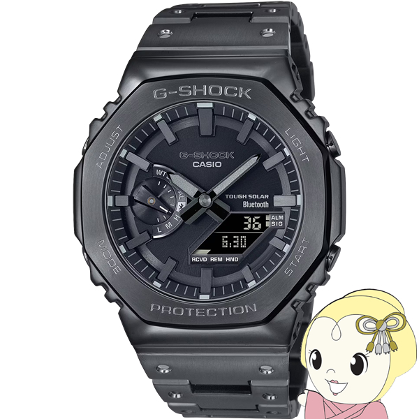 G-SHOCK GM-B2100BD-1AJF 腕時計 CASIO カシオ フルメタル ブラック メンズ ソーラー Bluetooth 国内正規品 国内モデル アナデジ