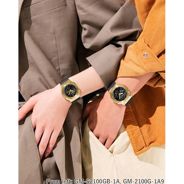 G-SHOCK GM-S2100GB-1AJF 腕時計 CASIO カシオ メタルカバード 黒 ゴールド 国内正規品 国内モデル｜gion｜10
